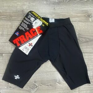 Trace Mens Slider Padded Baseball Thigh Protector Shorts Medium Black USA 78000